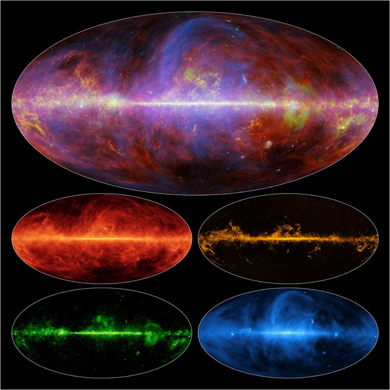 Illustration for article titled Nuevos mapas de la Vía Láctea muestran cómo fue el origen del Universo